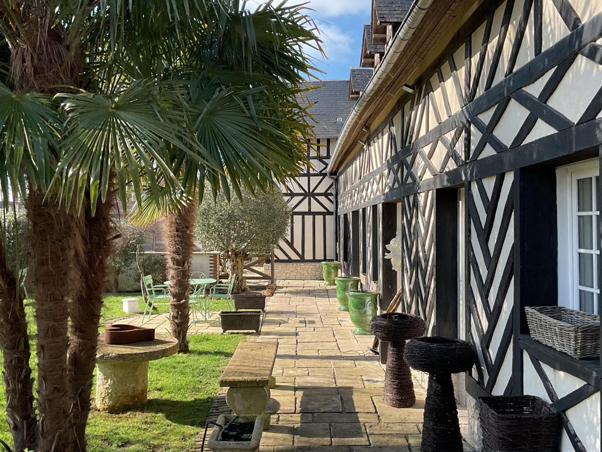 トルヴィル＝シュル＝メール Manoir De La Croix-Sonnet Bed & Breakfast エクステリア 写真