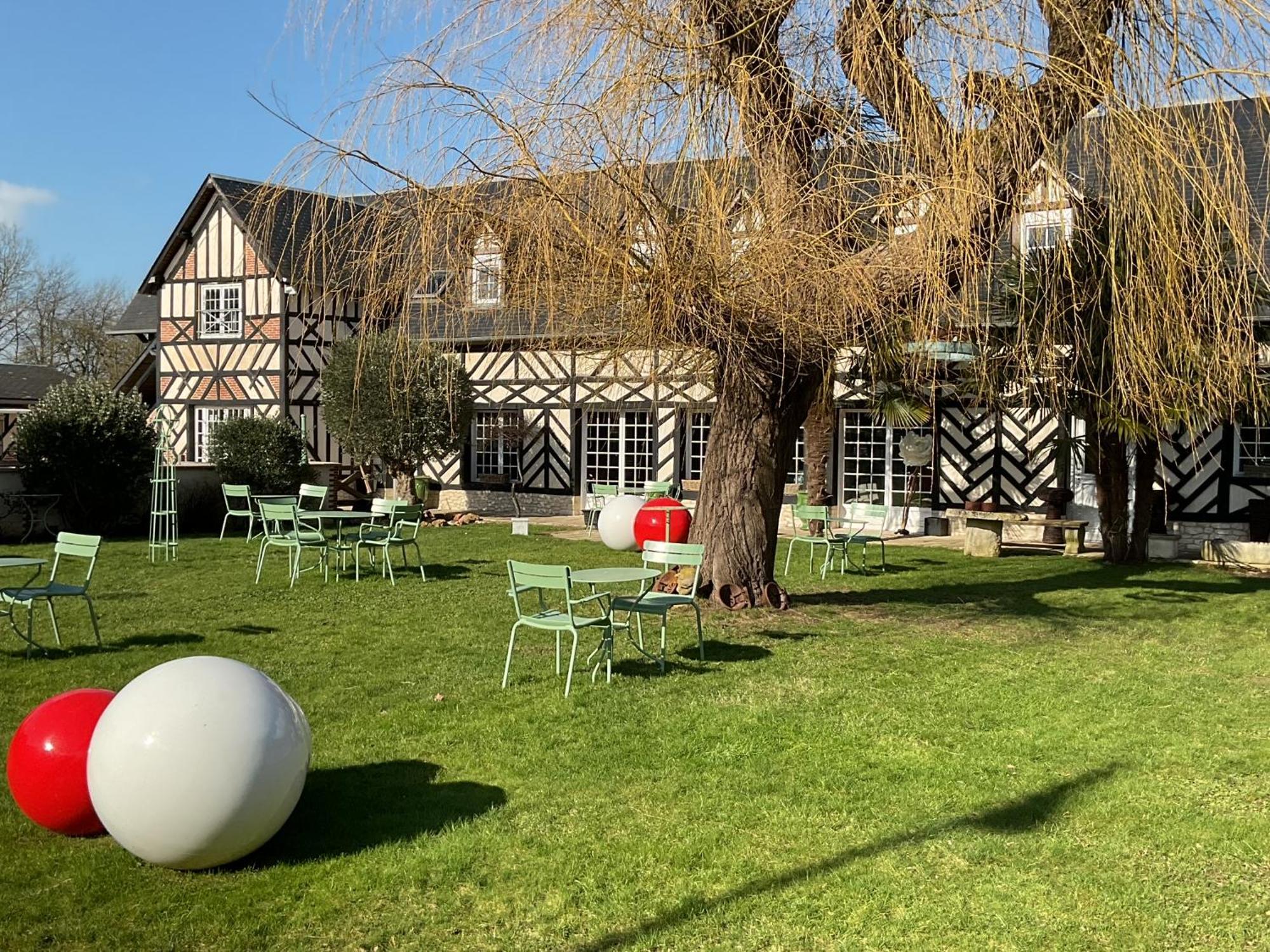 トルヴィル＝シュル＝メール Manoir De La Croix-Sonnet Bed & Breakfast エクステリア 写真