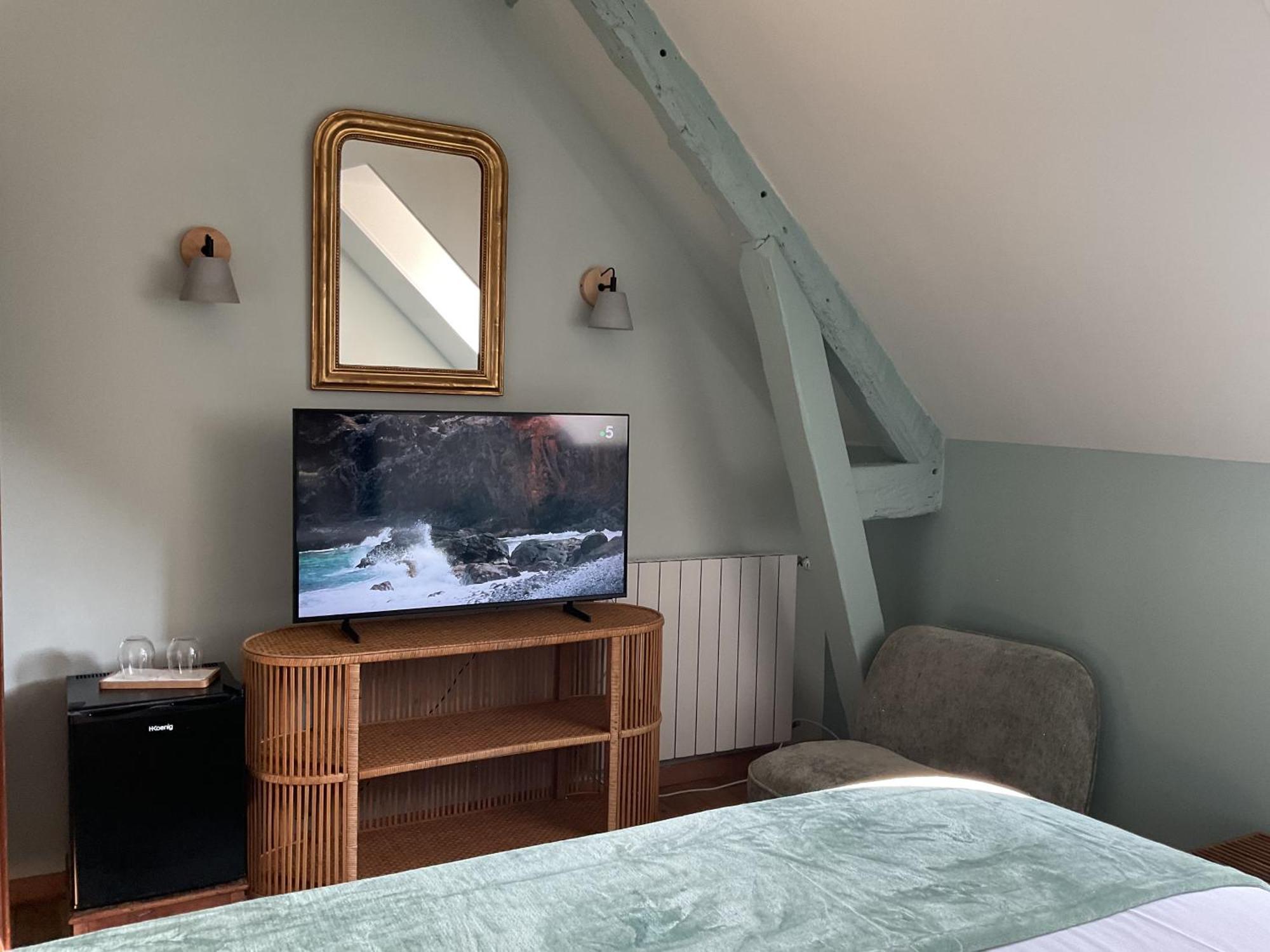 トルヴィル＝シュル＝メール Manoir De La Croix-Sonnet Bed & Breakfast 部屋 写真