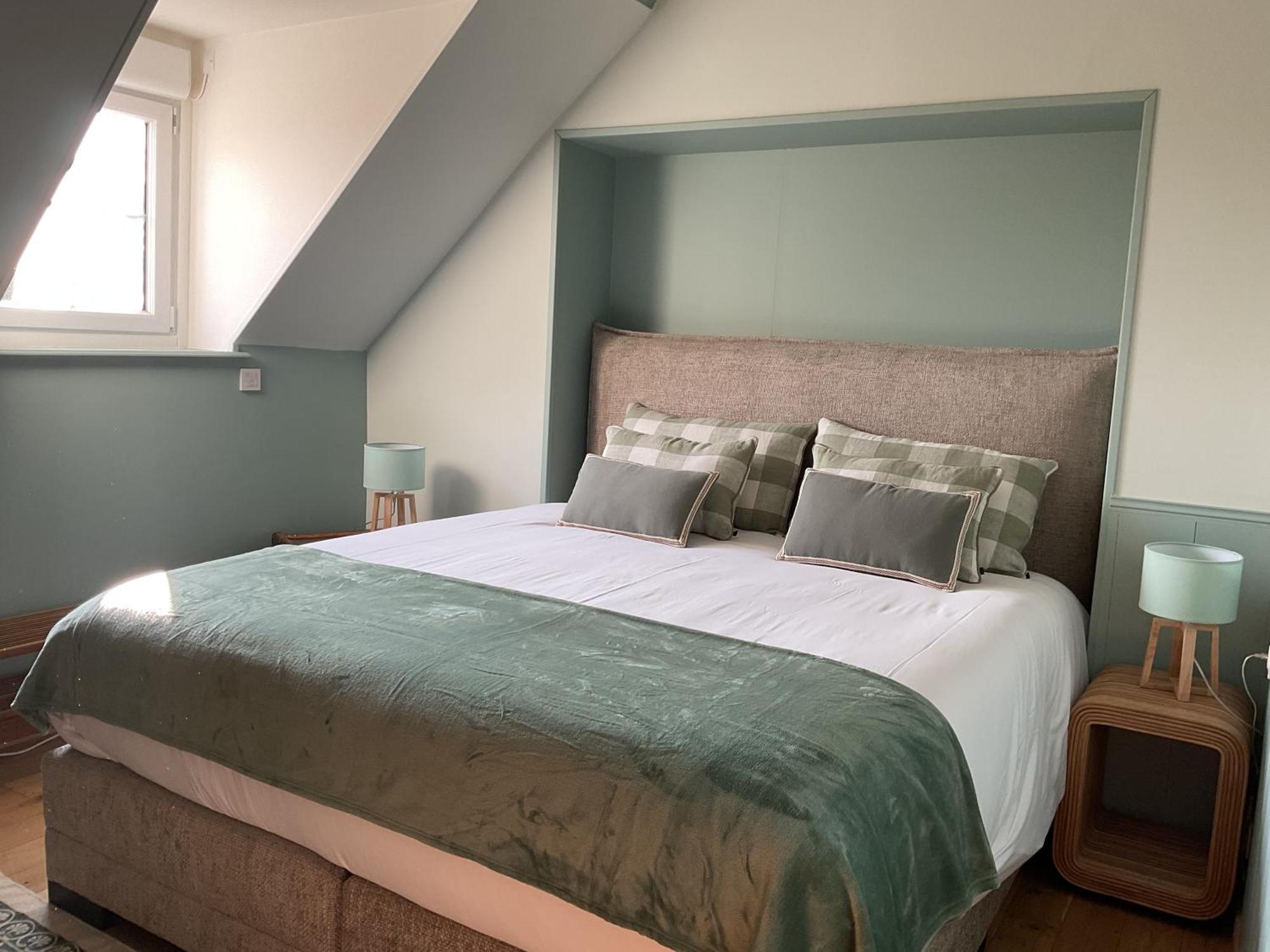 トルヴィル＝シュル＝メール Manoir De La Croix-Sonnet Bed & Breakfast 部屋 写真